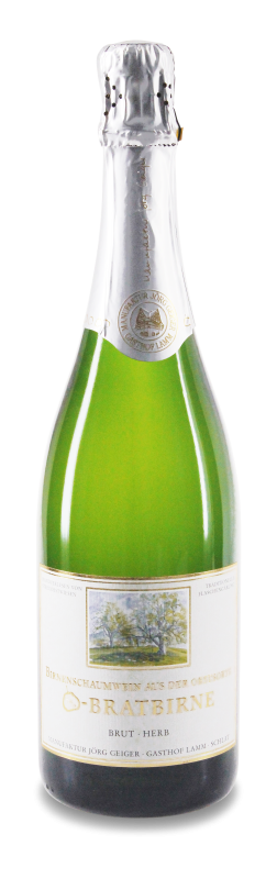 Image of Birnenschaumwein aus der Obstsorte Champagnerbratbirne Brut Herb